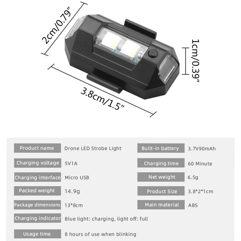 Dji mavic on sale mini charging lights