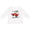 thumbnail image 3 of Inktastic Go Go Go Red Racing Car Boys or Girls Long Sleeve Toddler T-Shirt, 3 of 5