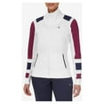 thumbnail image 2 of Fila Women's Heritage Track Jacket White/Magenta Purple/Fila Navy XS, 2 of 4