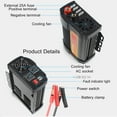 thumbnail image 3 of Car Power Inverter, Modified Sine  DC12V To AC110V Aluminum Alloy Shell Car Power Converter Fast Heat Dissipation 8000W  for Fan, 3 of 8