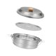 thumbnail image 4 of Olla de para acampar, olla de con tapa, vaporera portátil para alimentos, olla colgante, olla para cocina, viajes al aire libre,, 4 of 9