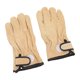 thumbnail image 3 of 1 par de guantes de trabajo de piel de vaca, guantes interiores de poliéster, exteriores de piel de vaca, transpirables, resistentes al calor, para asar, cocinar y hornear, 3 of 10