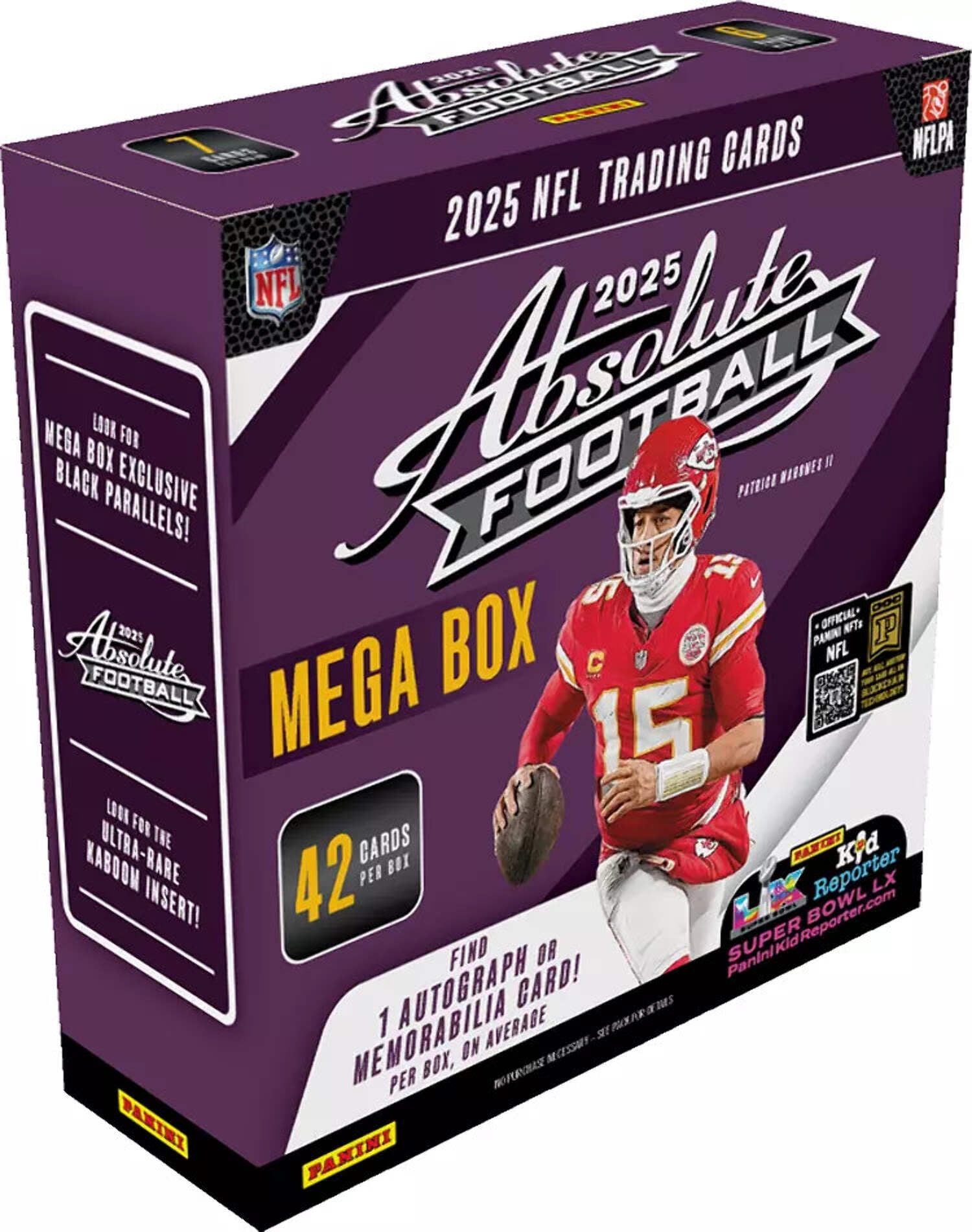 2025 Panini Absolute Football Mega Box (Factory Sealed Mega 20-Box Case)