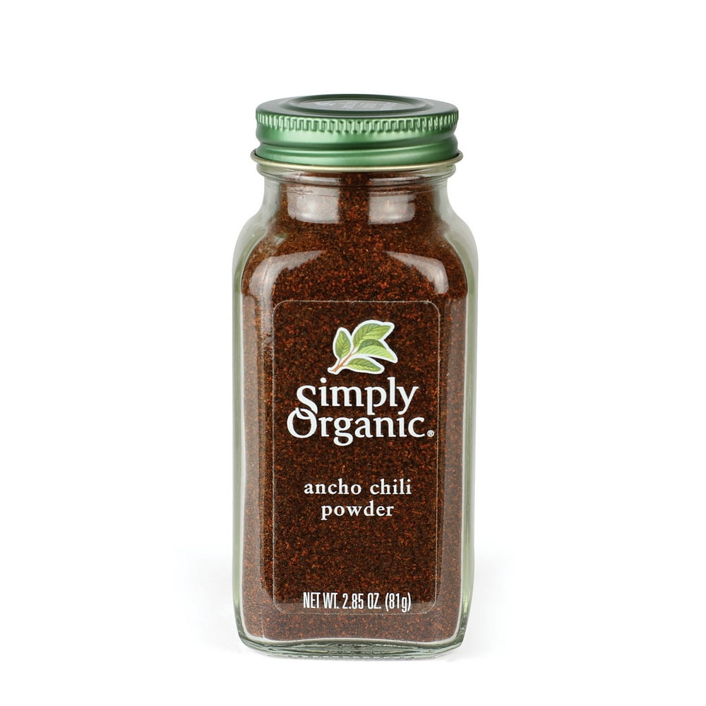 Simply Organic Ancho Chili Powder, 2.85 Oz