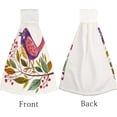 thumbnail image 4 of Hanging Towels 1 Pcs, Dish Towels Bird Singing On Branch Absorbent Hand Towels with Hanging Loop Washcloth for Bathroom Kitchen, 4 of 6