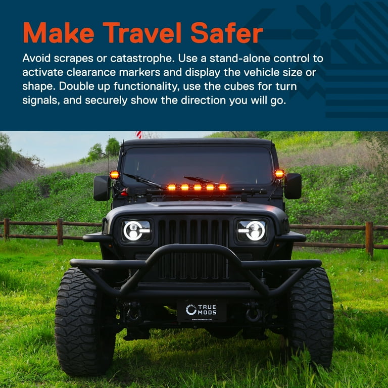 18W LED Driving Fog Light With Flashing Brake - Universal Motorcycle ATV Truck SUV Work Lamp 3 Wire