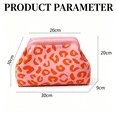 thumbnail image 2 of Duryarhall Knitted Cosmetic Bag Magnetic Makeup Pouch, Large Capacity Travel Toiletry Organizer, Portable Clutch Bag for Women, 2 of 5