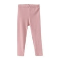thumbnail image 4 of NIEWTR Children's Leggings Spring And Autumn New Baby Casual Elastic Pants for Girls Fit Pants Girls Athletic Leggings Kids Dance Workout Running Yoga Pants with Hidden Pocket(B-Pink,6-7 Years), 4 of 4