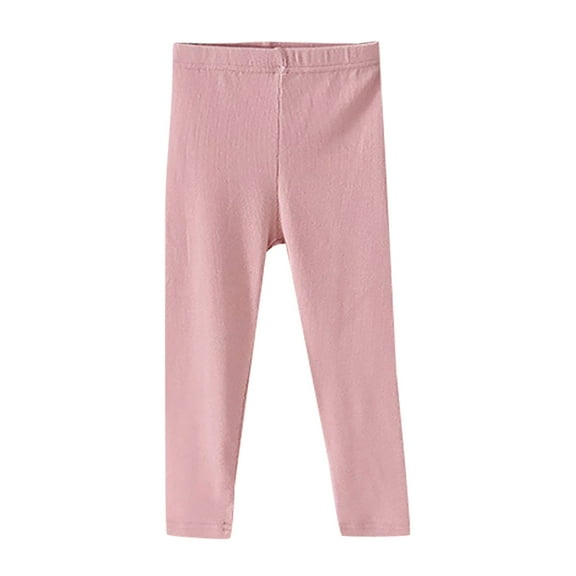 Zshosam Fleece Lined Leggings Girls Baby & Toddler Leggings - Soft Blend, Durable & Perfect for Every Adventure Size 6T 7T,(Pink 6-7 Years)