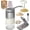 White, variant on Small Portable Pill Crusher Grinder to Fine Powder for Elderly - Crushes Multiple Pills, Small and Large Medication and Vitamin Tablets - Great for Feeding Tube, Kids, Pets - Ideal for Travel
