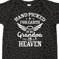 thumbnail image 4 of Inktastic Handpicked for Earth by My Grandpa in Heaven Angel Wings Boys or Girls Baby Bodysuit, 4 of 5