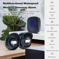 thumbnail image 5 of Wireless Motion Sensor Alarm, 1 Receiver 2 Transmitters, 200m Range, Home Property Security, 5 of 5