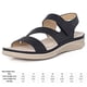 thumbnail image 2 of Sandalias de tacón plano para mujer, zapatos cómodos para caminar de verano, sandalias femeninas al aire libre, 2 of 9