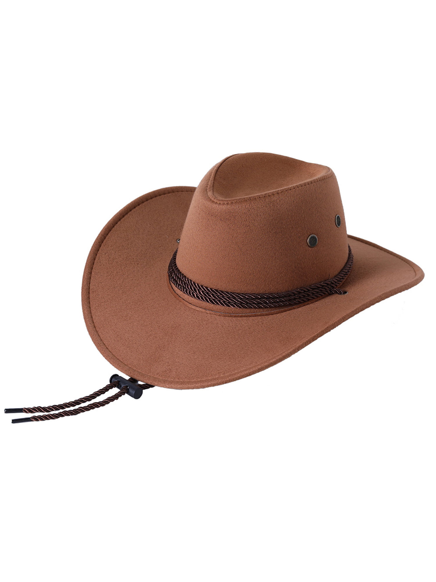 Kids Boys Girls Felt Cowboy Hat Wool Blend Children Western Cowgirl Cap Size XS
