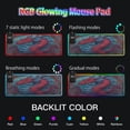 thumbnail image 5 of Large RGB Wireless Charging Mouse Pad Red Magical Dragon King14 LED Modes Non-Slip Gaming Mat for Desktop Laptop Office Home, 5 of 6