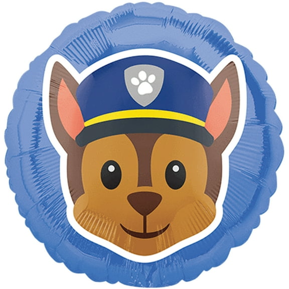 17inch Paw Patrol Chase Emoji Foil Balloon