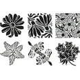 thumbnail image 3 of Cedar Canyon Rubbing Plates - Set of 6, Garden Flowers, 3 of 3