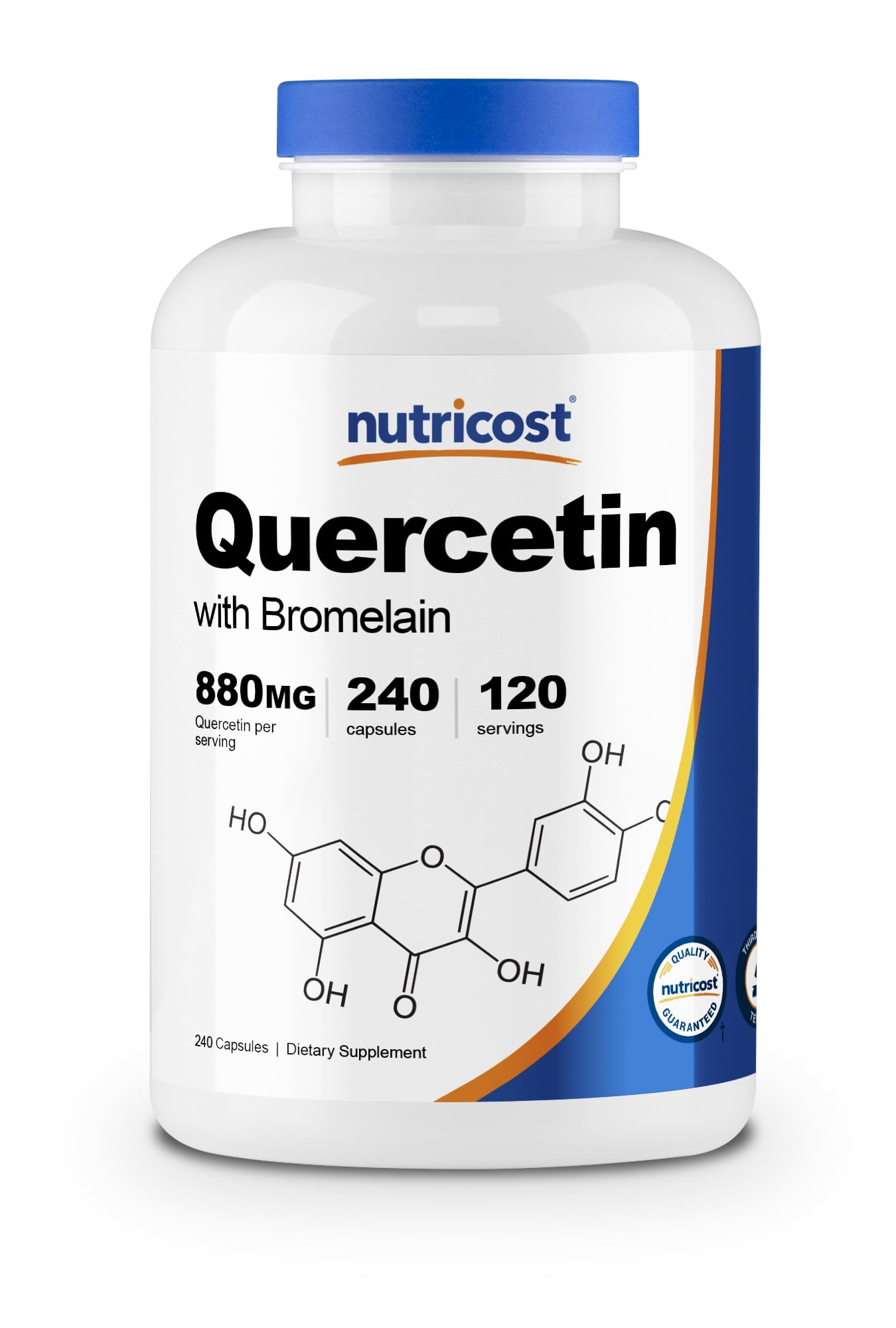 Nutricost Quercetin with Bromelain Vegetarian Capsules, 400mg, 240 Ct ...