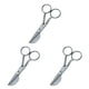 thumbnail image 1 of Injueey Tijeras para apliques de de pato de 7 pulgadas para tela de alfombra con mechones de hilo Tijeras plateadas Type1, 1 of 6