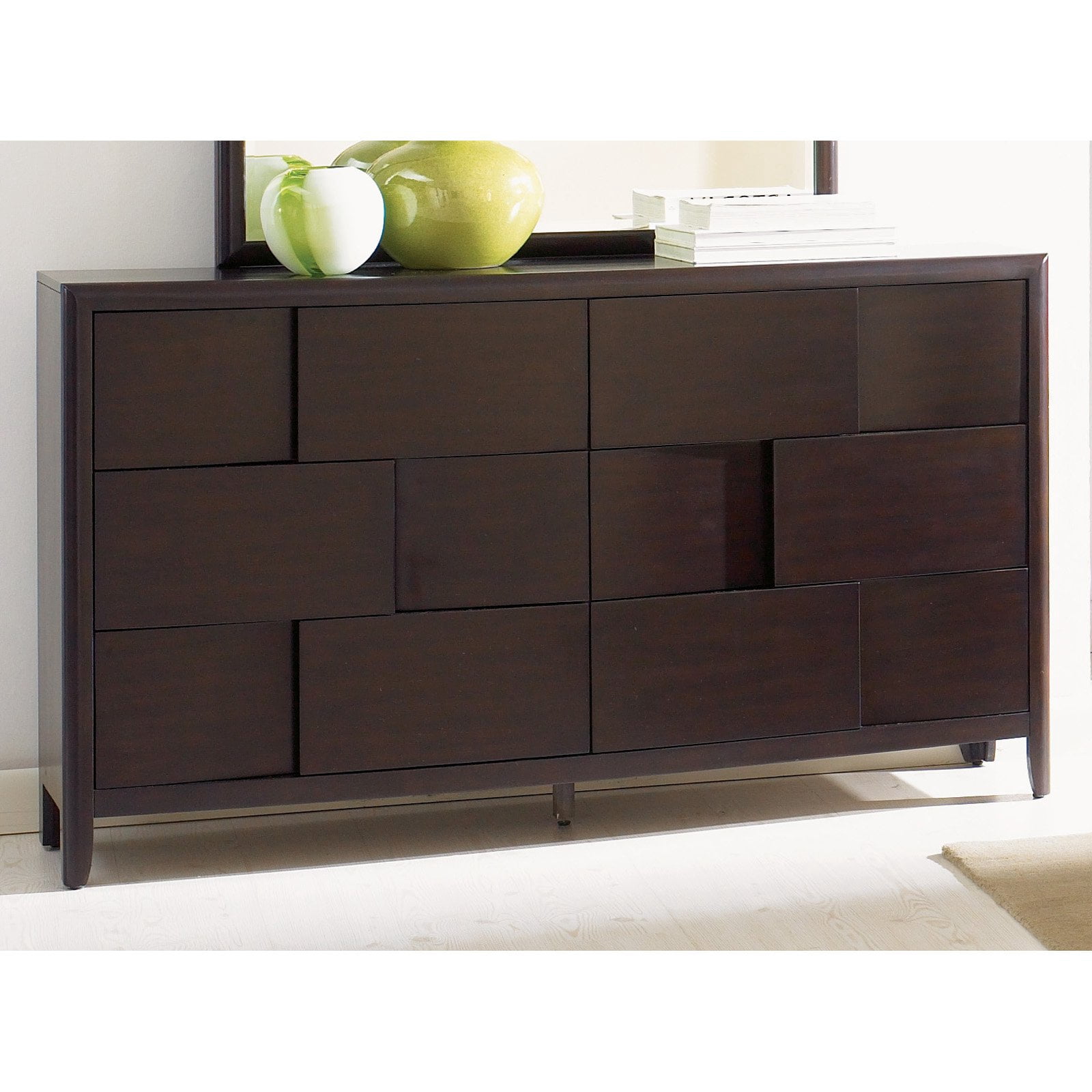 Magnussen Nova 6-Drawer Dresser with Optional Mirror - Walmart.com