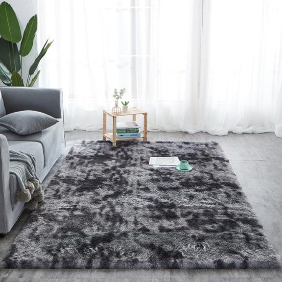 Luxsea Soft Comfy Rugs for Living Room Bedroom Area Indoor Modern Fluffy Rugs Decor Plush Velet Home Decorative Carpet Dining Room Nursery Floor Shag Rug