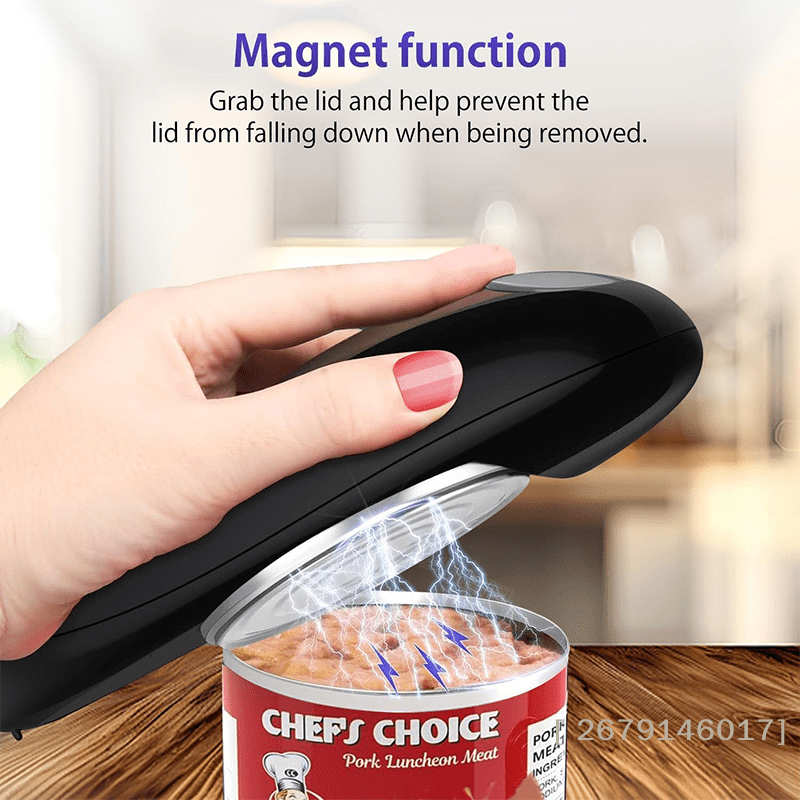 Electric Can Opener, One-touch Automatic Can Opener, Handheld Opener And Smooth Edge Kitchen Gadget Can Openers