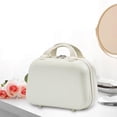 thumbnail image 6 of Milageto Makeup Handbag Casual Lightweight Travel Cosmetics Storage Bag for Cosmetics White, 6 of 8