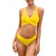 thumbnail image 1 of Bikini para Mujer Criss Cross Push-up Vendaje Trajes de baño Braguita de Bikini atrevida Lirio amarillo G Lirio amarillo G Xishao ropa, 1 of 2