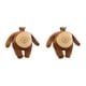 thumbnail image 3 of Vogacara Almohada de oso de peluche con cabeza pequeña, juguete de mapache con cuerpo de músculo grande, Rana, elefante, novio, almohadas para Type2 NO2, 3 of 6