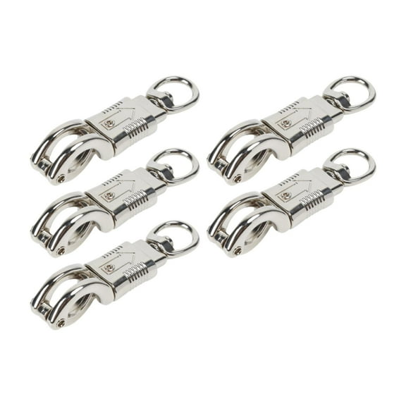Kuntesetty 5 Pieces Panic Snaps Quick Release Buckle Clips for Motorcycle whips Saddles