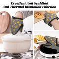 thumbnail image 7 of Pofeuu Christmas hat duck Print Thickened Mini Silicone Oven Mitts Heat Resistant, Rubber Oven Mitt Gloves, Finger Pinch Grips, Pot Holder, Silicone Potholder, 7 of 7
