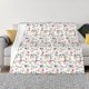 thumbnail image 1 of Fotbe Summer Floral Manta de Franela con Estampado, Manta Ultrasuave para Cama, Sofá, Auto, Hipoalergénica y Antibolitas-40"x30", 1 of 6