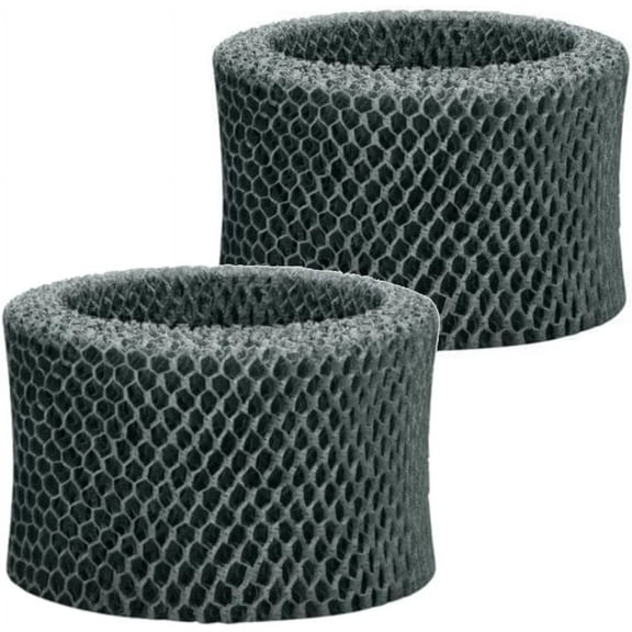 HQRP 2 Pack Wick Filters Compatible with Philips HU4801, HU4801/01, HU4802, HU4802/01, HU4803, HU4803/01 Humidifiers, FY2401 Black