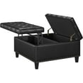 thumbnail image 6 of VEANERWOOD Modern Leather Storage Ottoman Bench with Button-Tufted for Entryway, Coffee Tables with Nail Trims for Living Room Bed Room Apartment, 6 of 10