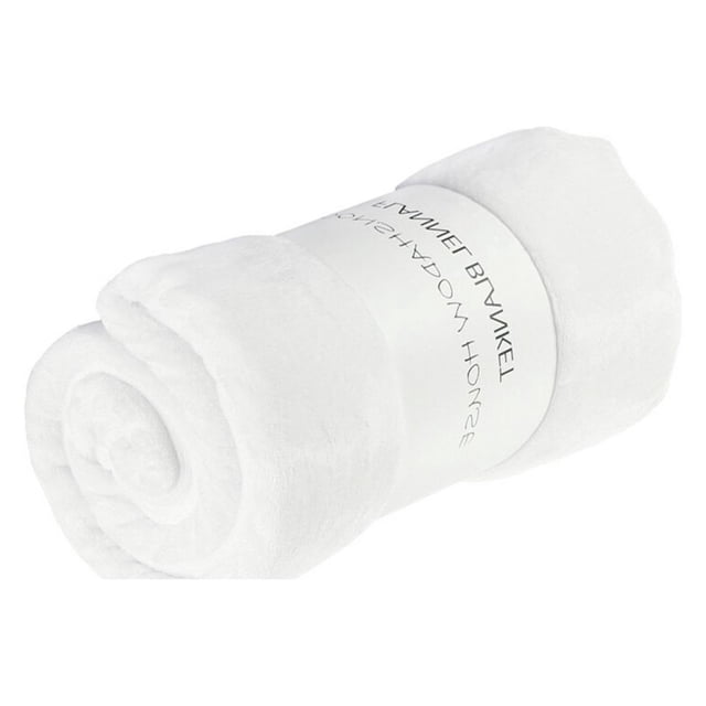 Moyic Manta de franela suave, sábana grande para sofá cama, cálida, gruesa, para oficina, aire acondicionado, manta para siesta, 70x100cm Juegos de cama Leche blanca 100cmx150cm
