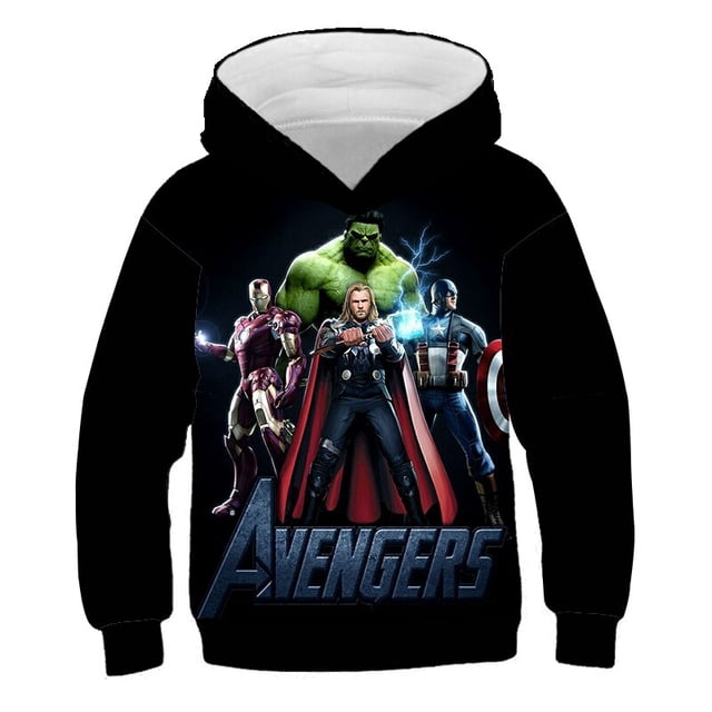 Marvel Hulk nueva llegada otoño niños niñas Sudadera con capucha sudaderas algodón vengadores estampado Venta caliente niños ropa manga larga Hoodies6M zhangmengya CONDUJO
