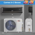 thumbnail image 3 of Costway Climatiseur et Chauffage Mini-Split 24000 BTU avec Thermopompe, Wi-Fi Activé, 3 of 10