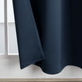 thumbnail image 6 of Deconovo Grommet Blackout Curtains for Bedroom Pack of 2 Panels, Thermal Insulated Drapes 42"x63", Navy Blue, 6 of 12