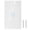 White, variant on Smart WiFi Touch Screen Switch Single Circle 1-Way Wall Panel Outlet AC 90-250V / 25.4 cm
