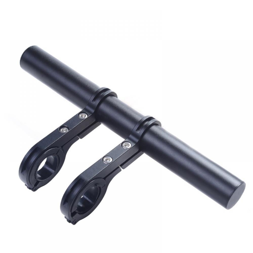 FANTADOOL Bike Handlebar Extender Double Handlebar stem Extension Rack Aluminum Alloy Mount Holder with Carbon Fiber Bracket Space Saver for Bicycle Accessories Speedometer Flashlight Lamp Phone Mount