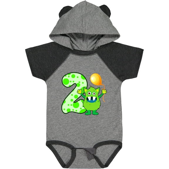 Inktastic 2nd Birthday Monster Boys or Girls Baby Bodysuit