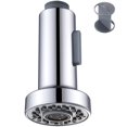 thumbnail image 1 of Reemplazo del cabezal del grifo Ángulo cromado Grifo del fregadero de cocina simple Rociador Manguera desplegable Cabezal de rociado Modo de flujo y rociado Roscas macho, 1 of 5