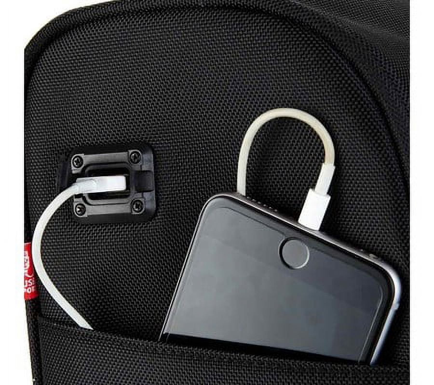 Travelers Club TPRC 15" Under seater USB Port Carry-On Luggage - Black