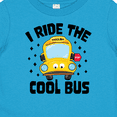 thumbnail image 4 of Inktastic I Ride the Cool Bus with Yellow Bus Boys or Girls Baby T-Shirt, 4 of 5