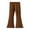 Coffee, variant on Elastic Waist Toddler Pants Girls Baseball Pants Bottoms Solid Color Wide Leg Pants Fashionable Casual Pants