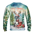 thumbnail image 2 of Merry Christmas Santa Reindeer Antlers Great Dane Sleigh Xmas Winter Holiday All Over Print 3D Sweatshirt Unisex Merch Danes Dog Lover Gifts - 00023, 2 of 6