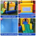 thumbnail image 4 of Dvreugde Bounce House 6x4.7x4.6ft Colorful Bouncy Castle with Slide & Blower Inflatable Bouncer, 4 of 7