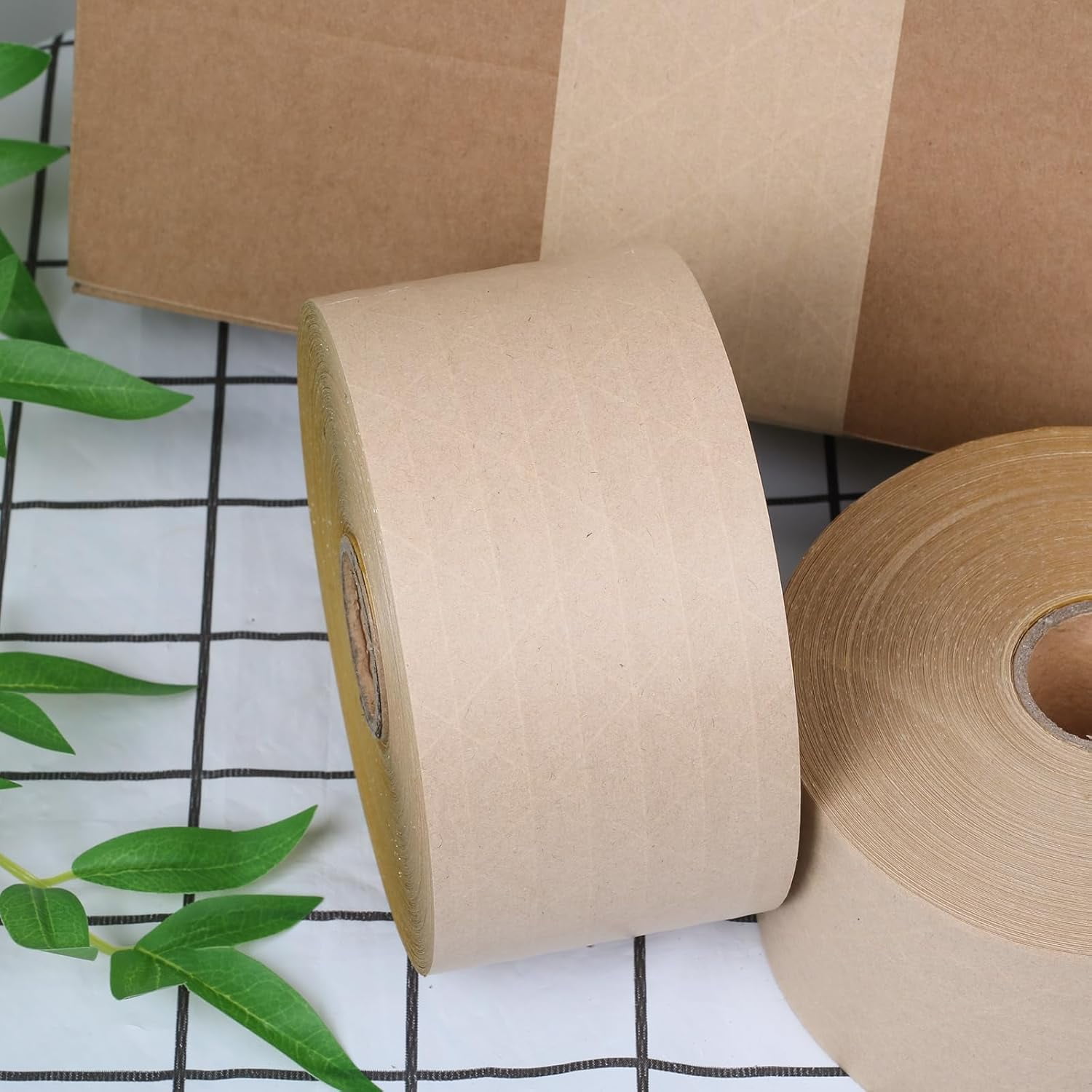 3" reinforced paper gummed tape 2 rolls 3"x450 yard