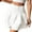 White, variant on RUTAYY Women Summer Short Skirts High Waist Ruffle Hem Skirt Casual Mini Skirts Solid Color Flowy Swing Pleated Beach Skirts