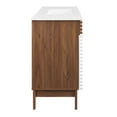thumbnail image 3 of Modway Render 48" Single Sink Bathroom Vanity in White Walnut White, 3 of 10